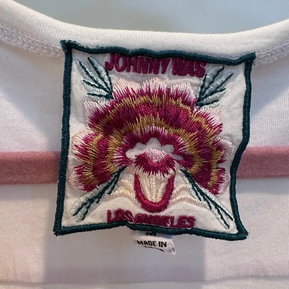 Johnny Was. Floral embroidered Tee. - Picture 7 of 9